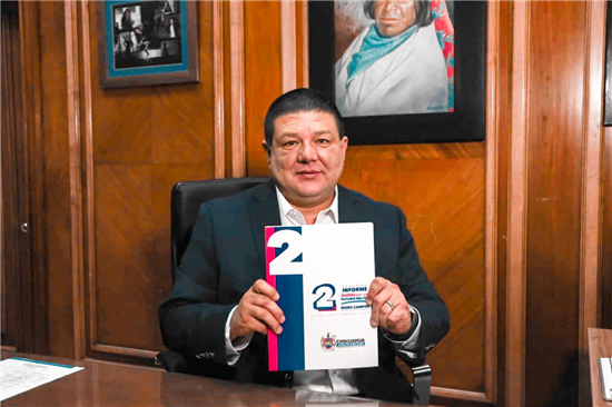 Entrega Maru Campos Segundo Informe de Actividades de la administración ...