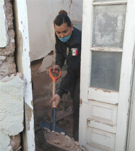 Restauran Policía Municipal y ciudadanos vivienda de adulto mayor ...