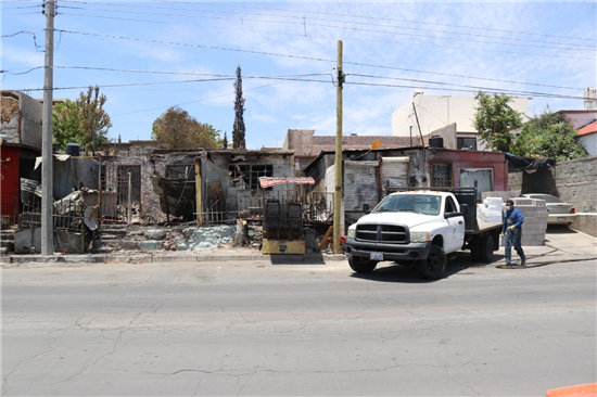 Apoya Gobierno Municipal a familia afectada por incendio en la colonia ...