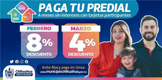 Paga tu Predial con el 8 por ciento de descuento en febrero | Sala de ...
