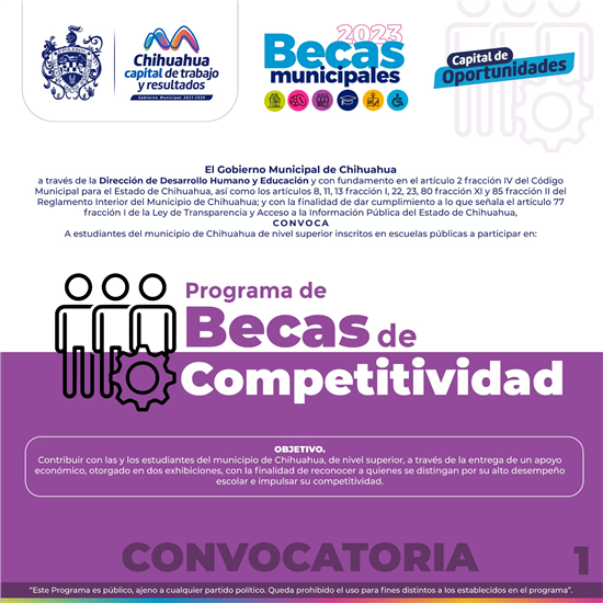 Inicia recepción de documentos para las Becas de Competitividad 2023 ...