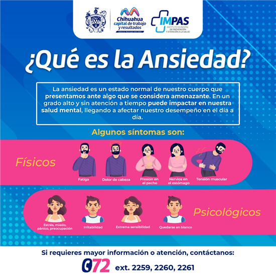 Qué es la ansiedad, el IMPAS exhorta a estar alerta de los síntomas ...