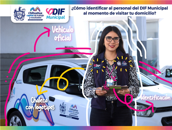 Identifica al personal del DIF Municipal, cuando visiten tu domicilio ...