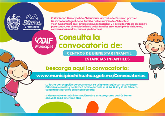 Abre DIF Municipal convocatoria para Estancias Infantiles y Centros de ...